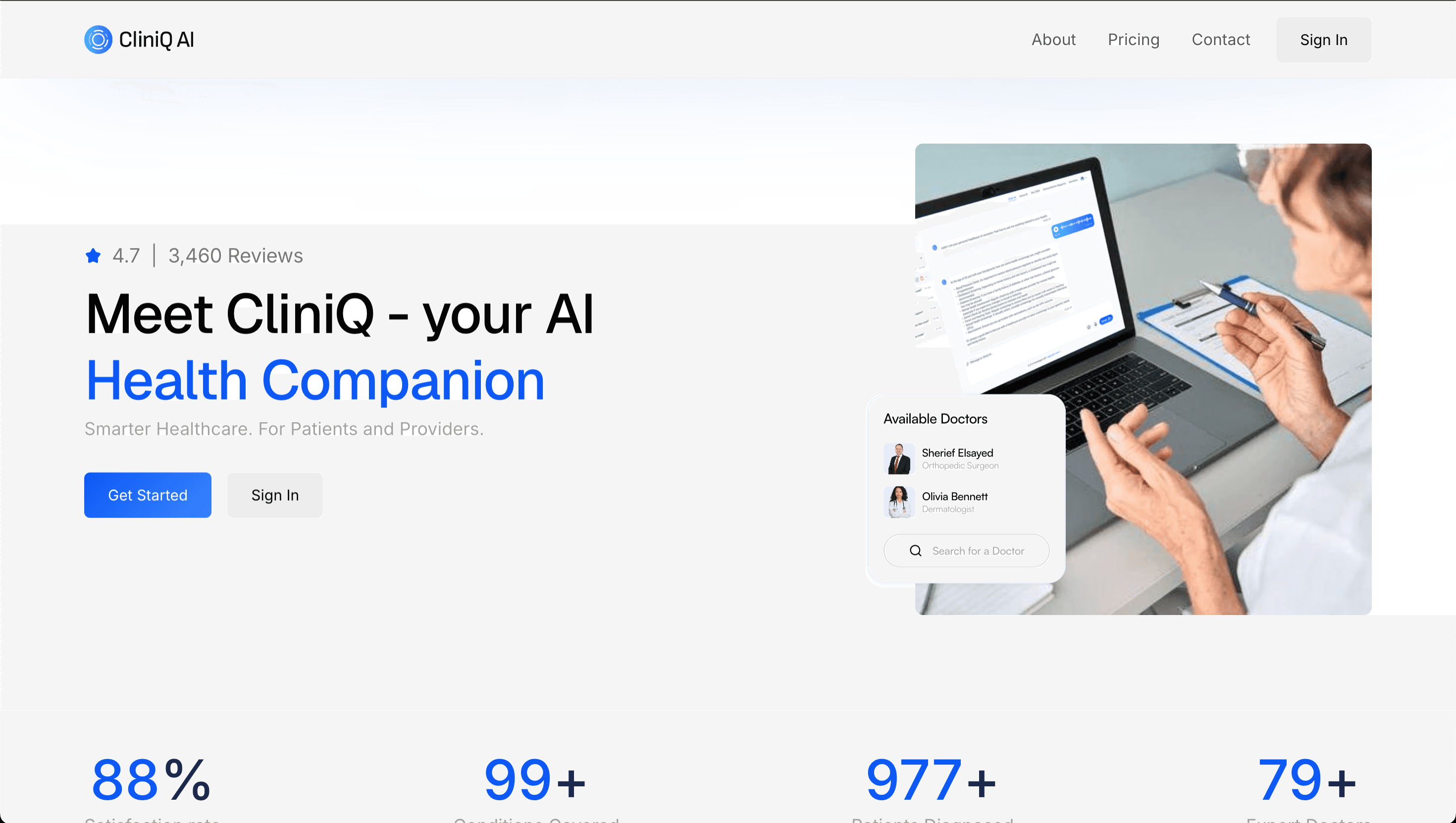 CliniQ AI project cover